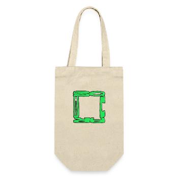 Square Graff - Gift Bag for Bottles - nature - Front
