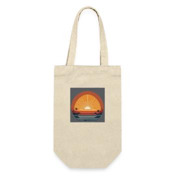 Sunset - Geschenkbeutel für Flaschen - Natur - Vorne