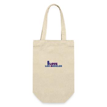 I LOVE LOS ANGELES - Gift Bag for Bottles - nature - Front