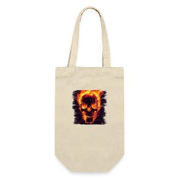 Custom Painting stands for individuality - Gift Bag for Bottles - nature - Front