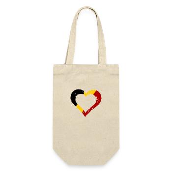 The Belgian heart - Gift Bag for Bottles - nature - Front