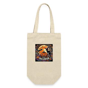 Happy Halloween - Gift Bag for Bottles - nature - Front