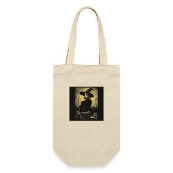 Halloween Witch - Gift Bag for Bottles - nature - Front