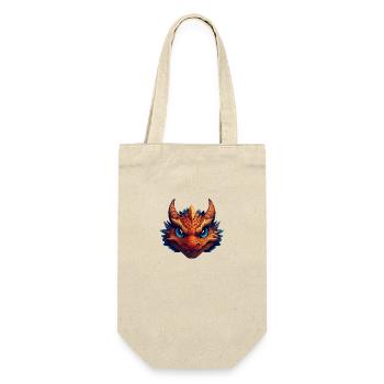 Dragon's Face - Gift Bag for Bottles - nature - Front