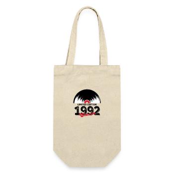 Limitierte Auflage 1992 Klassisches Vinyl - Geschenkbeutel für Flaschen - Natur - Vorne