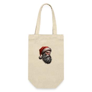 Bad Santa – Dark Holiday Antihero - Gift Bag for Bottles - nature - Front