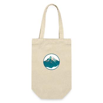 Celestial Mountain Range at Sunrise - Gift Bag for Bottles - nature - Front