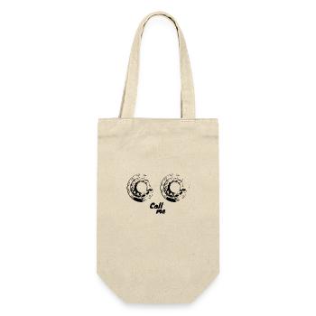 Telephone Romance - B/W - Gift Bag for Bottles - nature - Front
