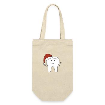 Christmas Tooth - Gift Bag for Bottles - nature - Front