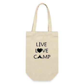 Camping camping-car caravane aventure - Sac à bouteille - nature - Devant