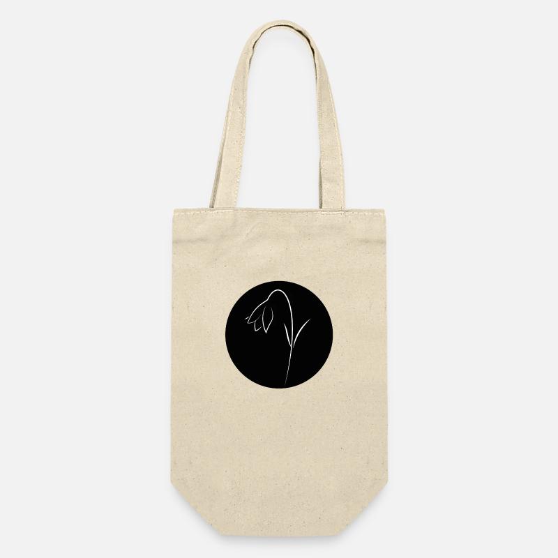 Design "Silent Grace" - Geschenkbeutel für Flaschen - Natur