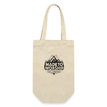 Made to Worship - Gift Bag for Bottles - nature - Front