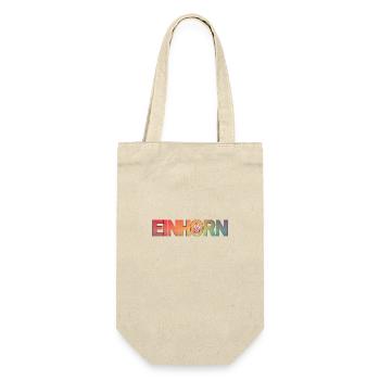 Regenbogen-Einhorn-Magie - Geschenkbeutel für Flaschen - Natur - Vorne