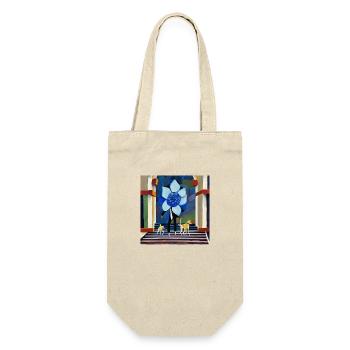A blue flower in my head - Gift Bag for Bottles - nature - Front