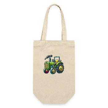Tractor - Gift Bag for Bottles - nature - Front