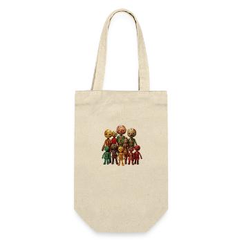 🪆 Poupée Vaudou aux Couleurs de l’Afrique - Sac à bouteille - nature - Devant