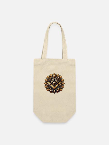 Masonic Logo - Gift Bag for Bottles - nature