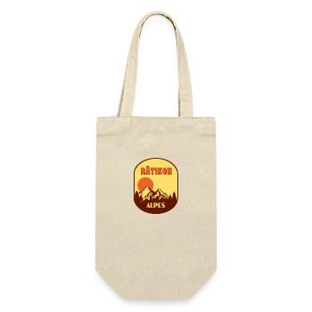 Rätikon - Geschenkbeutel für Flaschen - Natur - Vorne