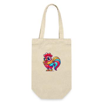 Rooster Rooster - Gift Bag for Bottles - nature - Front