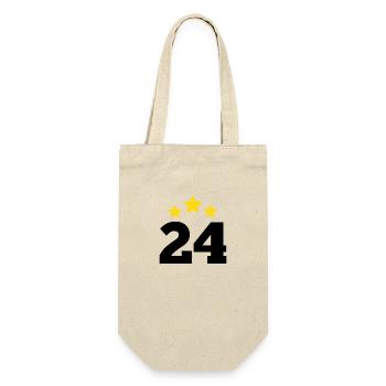 24 ans étoile - cadeau 24e anniversaire - Sac à bouteille - nature - Devant