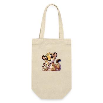 Guépard avec enfant - Sac à bouteille - nature - Devant
