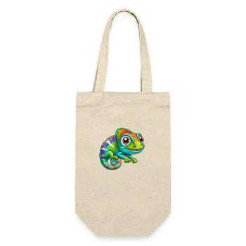 Caméléon - Sac à bouteille - nature - Devant