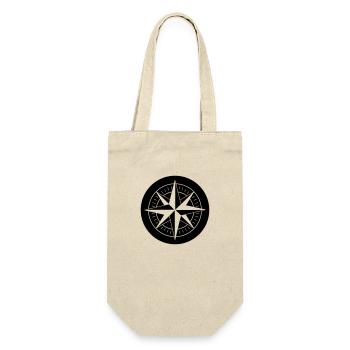 compass - Gift Bag for Bottles - nature - Front