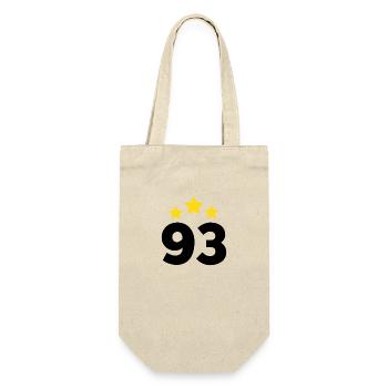 93 Years Star - 93rd Birthday Gift - Gift Bag for Bottles - nature - Front