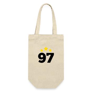 97 Years Star - 97th Anniversary Gift - Gift Bag for Bottles - nature - Front