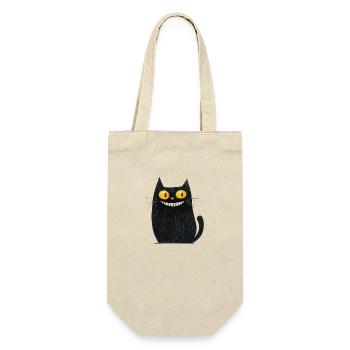 Feed Me Human, Chemise d’amoureux des chats, Sacs, Chemise, Débardeur - Sac à bouteille - nature - Devant