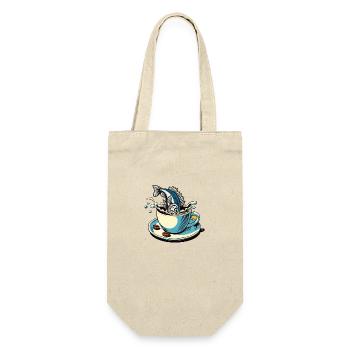 Le poisson café - Sac à bouteille - nature - Devant