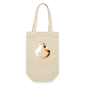 Nagetiere - Geschenkbeutel für Flaschen - Natur - Vorne
