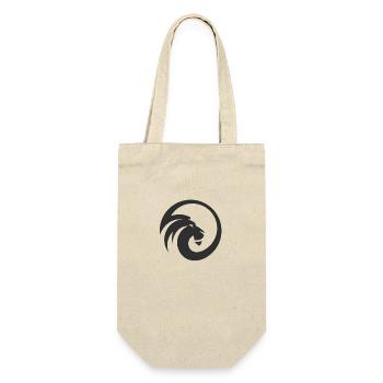 Löwenkreis Emblem - Geschenkbeutel für Flaschen - Natur - Vorne