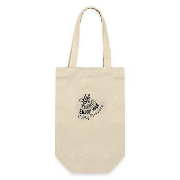 Life is Short Guilty Pleasures Quote - Gift Bag for Bottles - nature - Front