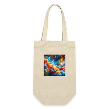 Bright Dust Clouds Art - Gift Bag for Bottles - nature - Front