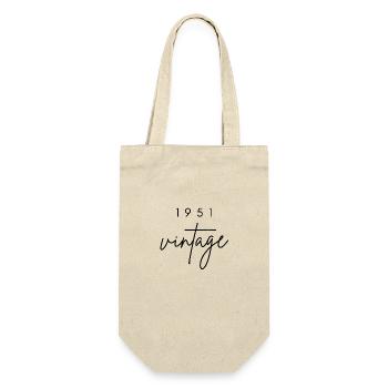 Anniversaire 1951 vintage - Sac à bouteille - nature - Devant