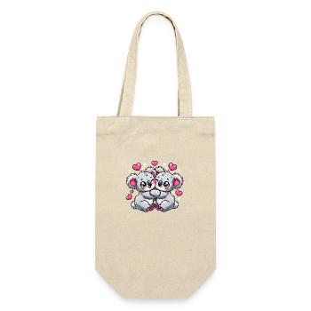 Verliebte Koalas - Geschenkbeutel für Flaschen - Natur - Vorne