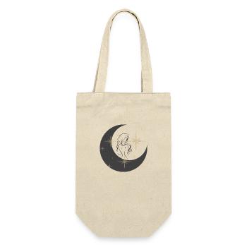 Trendy girl print, cute print - Gift Bag for Bottles - nature - Front