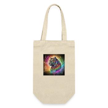 Spirit Animal Tiger - Gift Bag for Bottles - nature - Front