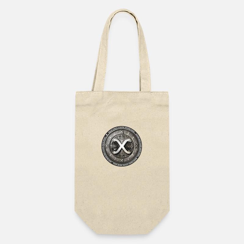 x coin - Geschenkbeutel für Flaschen - Natur