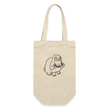 Lapin Lapin Drôle Visage Grimace Sourire - Sac à bouteille - nature - Devant