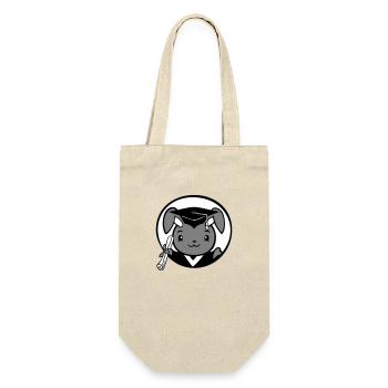 Bunny College School Graduation Abitur Certificat Sweet - Sac à bouteille - nature - Devant