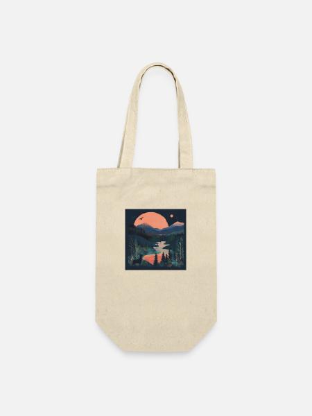 Landscape 2 - Geschenkbeutel für Flaschen - Natur