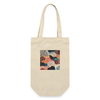 Diversity pattern - Geschenkbeutel für Flaschen - Natur - Vorne