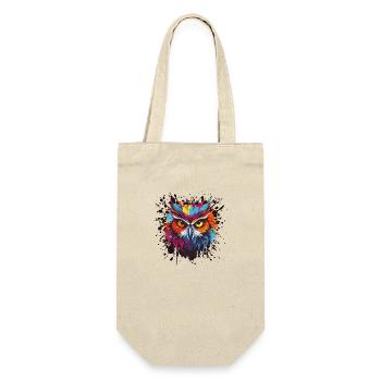 owl - Gift Bag for Bottles - nature - Front