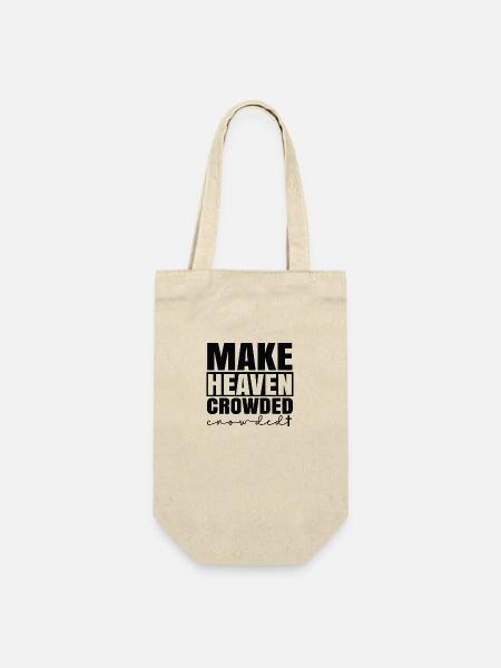 Make heaven crowded - Geschenkbeutel für Flaschen - Natur