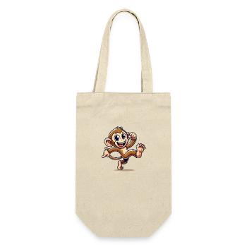 Bande dessinée Singe - Sac à bouteille - nature - Devant