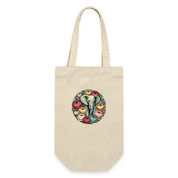 Elephant - Gift Bag for Bottles - nature - Front