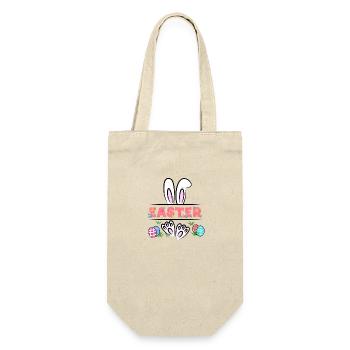 easter is here - Geschenkbeutel für Flaschen - Natur - Vorne