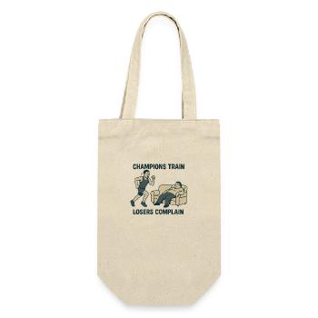 Champions train, losers complain - Gift Bag for Bottles - nature - Front